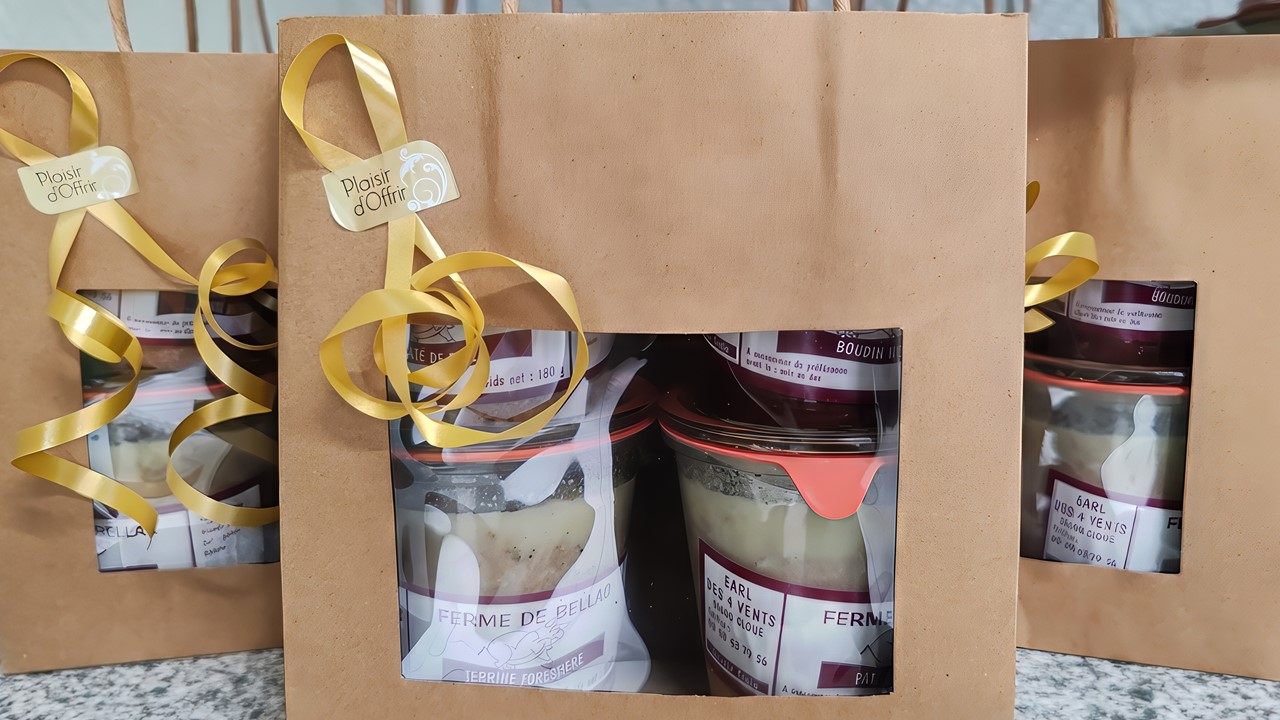 format produits sacs cadeau