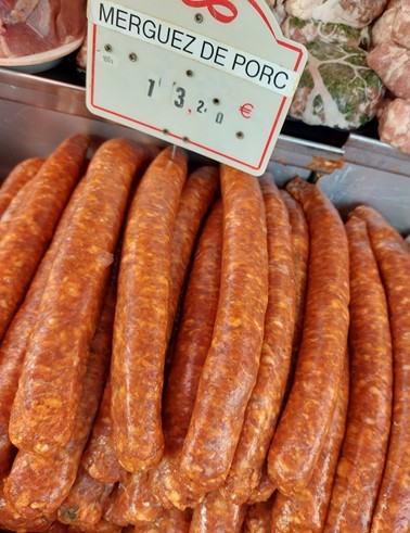 format produits barbecue merguez porc