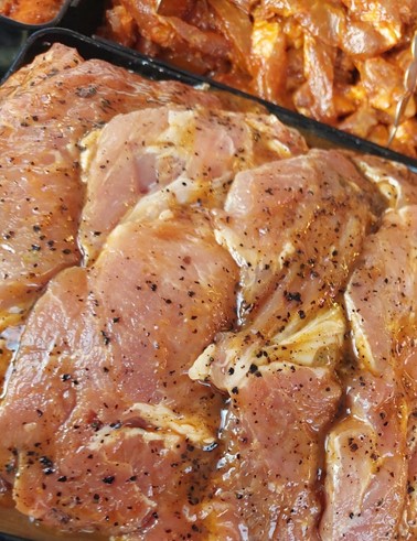 format produits barbecue porc herbes